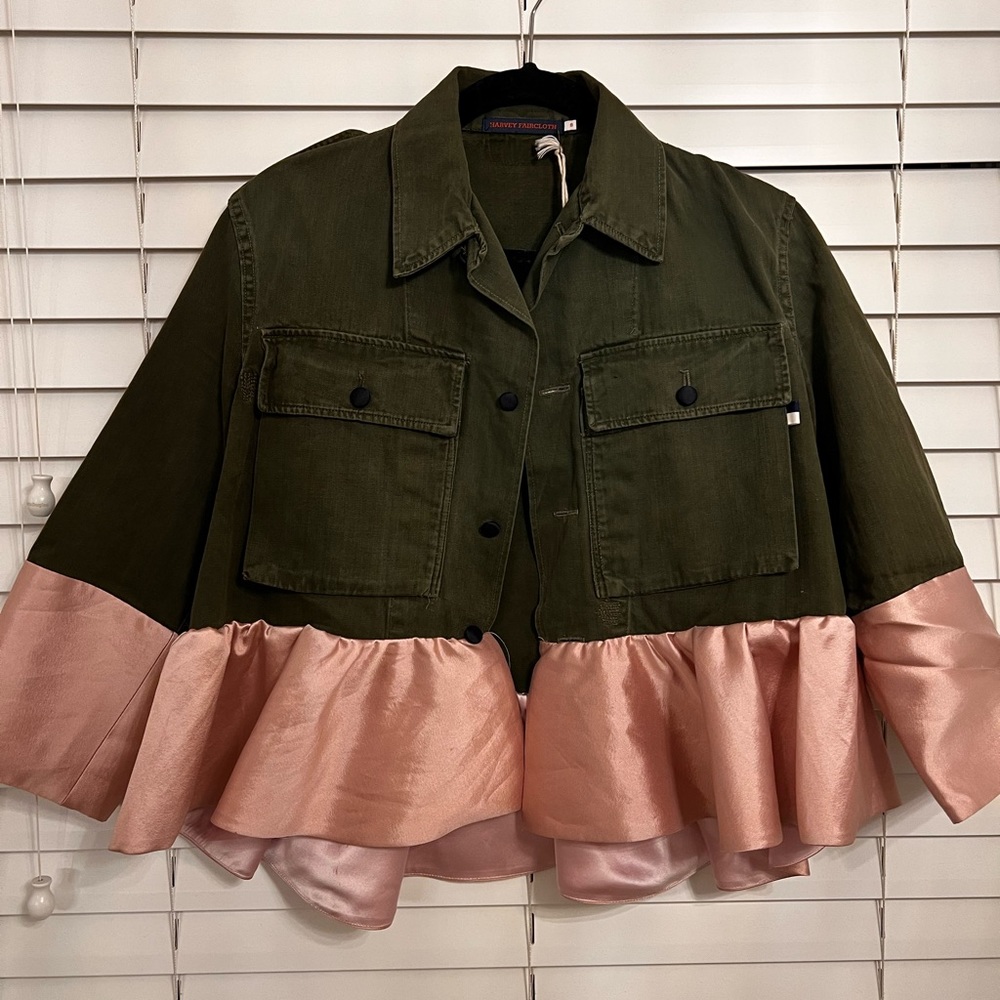 Brand New With tags trendy unique blazer now being donated from a celeb closet!